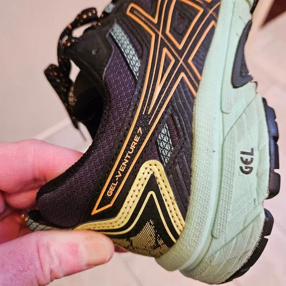 Asics Women's GEL Venture-7 Running Shoes, Black, Sz 9 - Picture 12 of 16